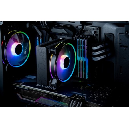 Cooler Master Hyper 212 HALO 120mm CPU Cooler - High Performance, Stylish Black Design, Ultimate Cooling Solution!